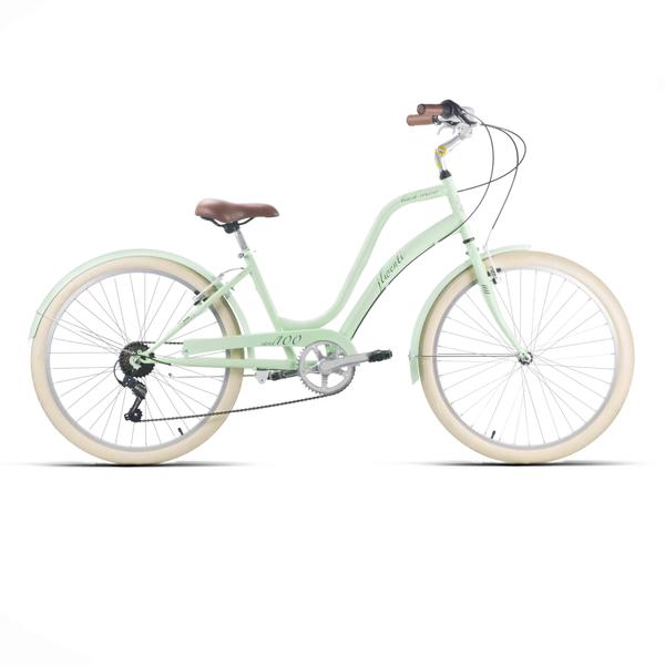 bicicleta americana verde pastel