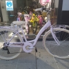 bicicleta color lila