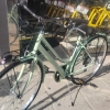 bicicleta urbana verde mbm