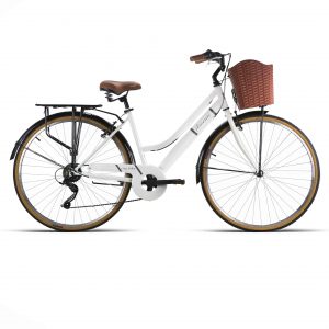 bicicleta de paseo con cesta